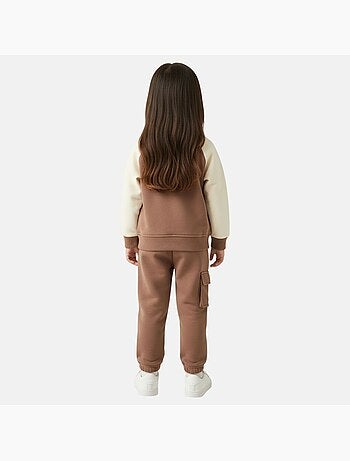 Lee Cooper - Ensemble survêtement fille avec une veste manches longues et un jogging