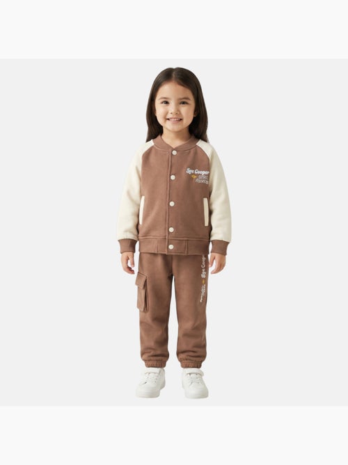 Lee Cooper - Ensemble survêtement fille avec une veste manches longues et un jogging - Kiabi