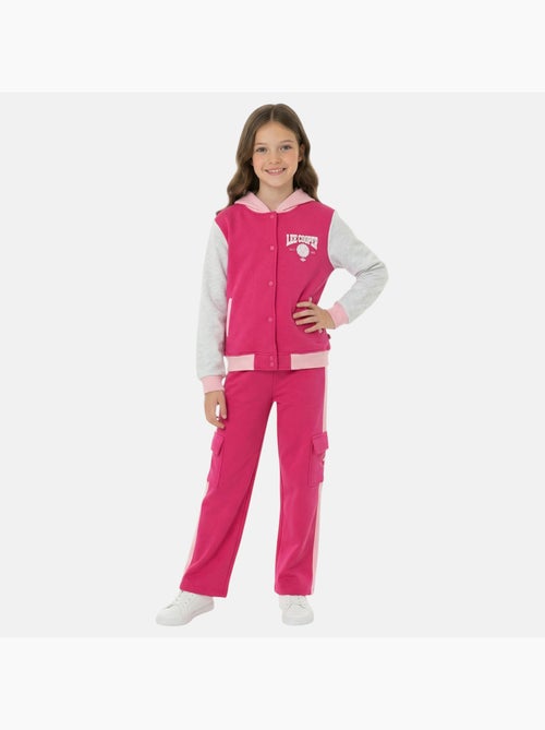 Lee Cooper - Ensemble survêtement fille avec une veste manches longues et un jogging - Kiabi
