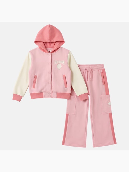 Lee Cooper - Ensemble survêtement fille avec une veste manches longues et un jogging - Kiabi