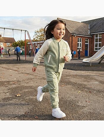 Lee Cooper - Ensemble survêtement fille avec une veste manches longues et un jogging