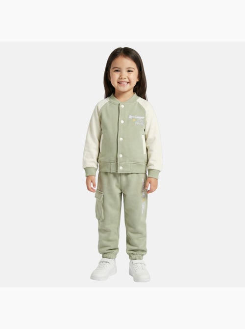 Lee Cooper - Ensemble survêtement fille avec une veste manches longues et un jogging - Kiabi