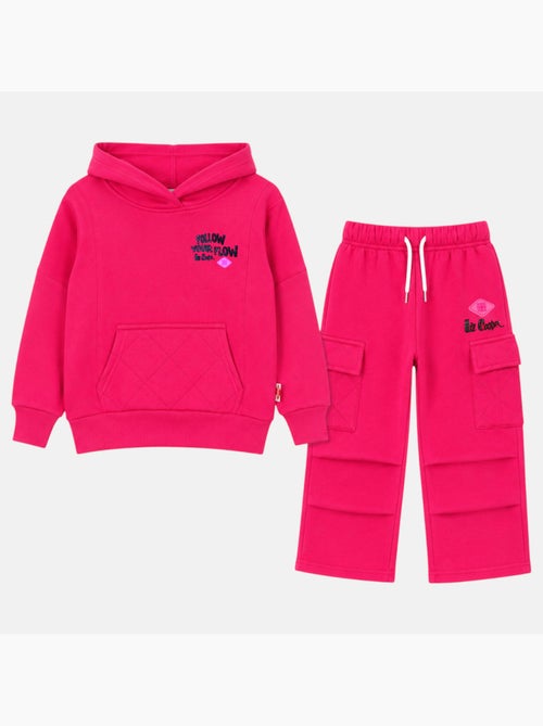 Lee cooper - ensemble sweat à capuche avec pantalon fille - Kiabi Lee cooper - ensemble sweat à capuche avec pantalon fille - Kiabi