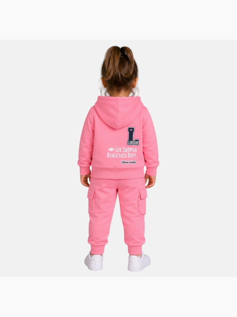 Lee cooper - ensemble sweat à capuche avec pantalon fille Rose - Kiabi