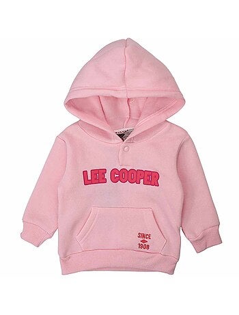 Lee Cooper - Ensemble Sweat à capuche et pantalon de jogging avec doudoune bébé fille .