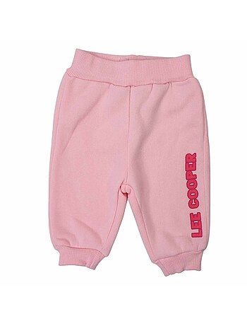 Lee Cooper - Ensemble Sweat à capuche et pantalon de jogging avec doudoune bébé fille .