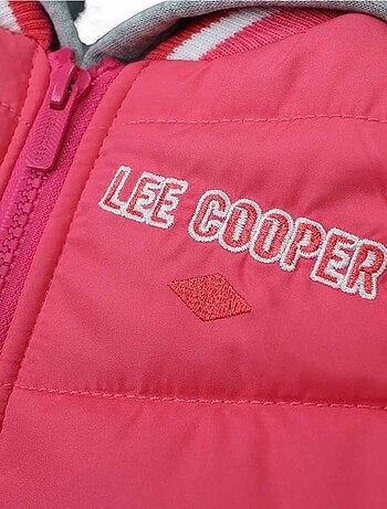 Lee Cooper - Ensemble Sweat à capuche et pantalon de jogging avec doudoune bébé fille Lee Cooper