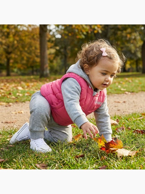 Lee Cooper - Ensemble Sweat à capuche et pantalon de jogging avec doudoune bébé fille Lee Cooper - Kiabi