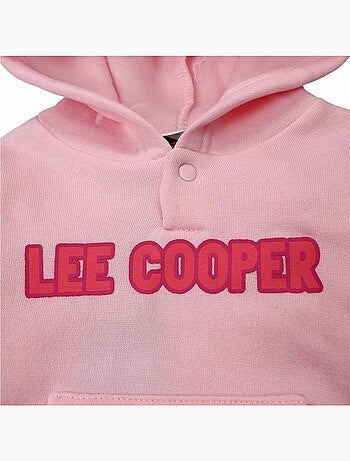 Lee Cooper - Ensemble Sweat à capuche et pantalon de jogging avec doudoune bébé fille