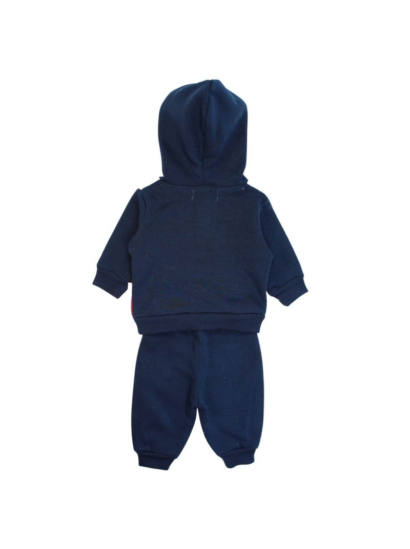 Lee Cooper - Ensemble Sweat à capuche et pantalon de Jogging bébé Bleu marine - Kiabi