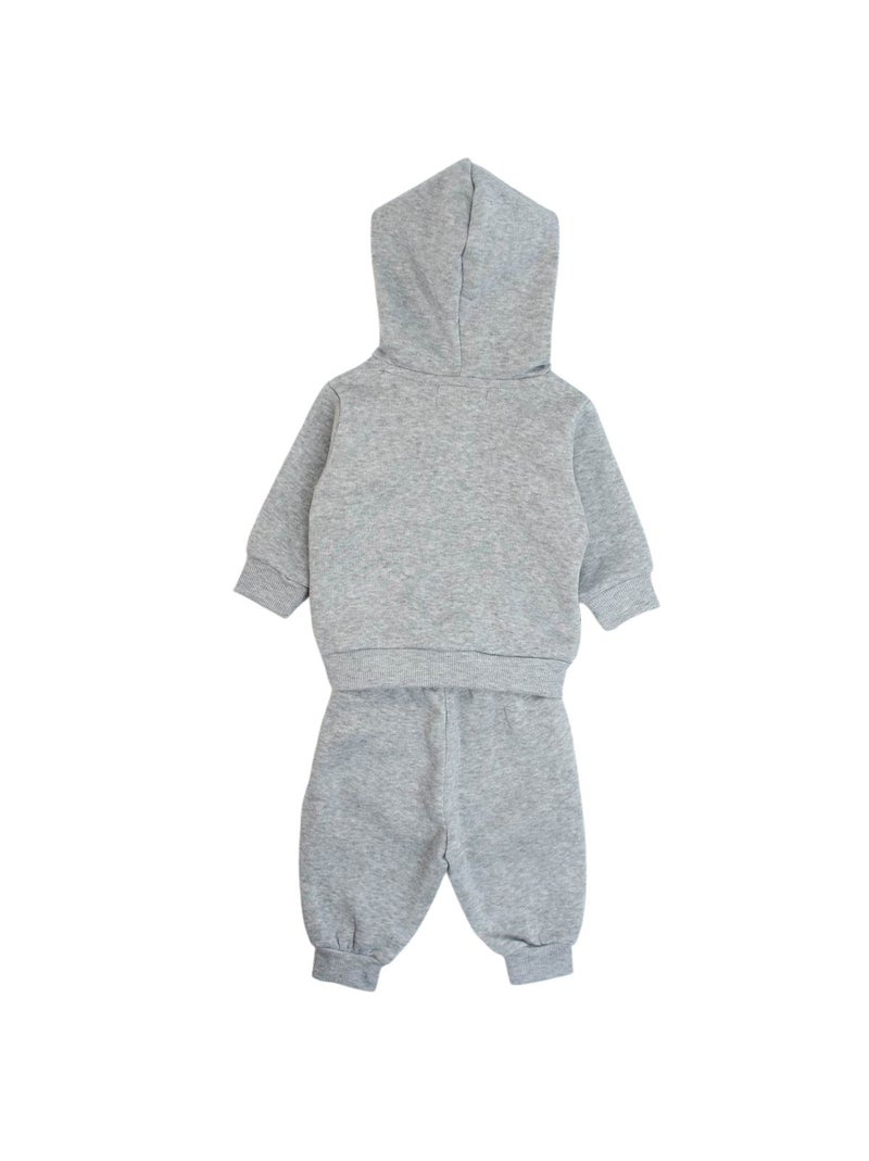 Lee Cooper - Ensemble Sweat à capuche et pantalon de Jogging bébé Gris - Kiabi