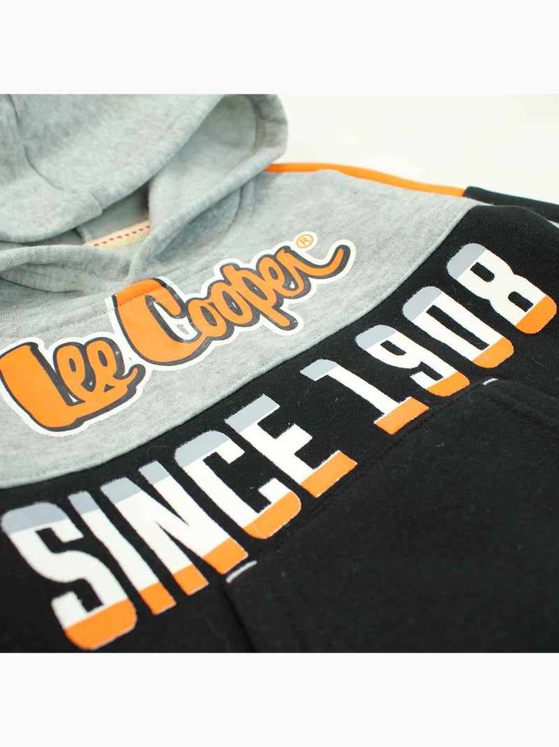 Lee Cooper - Ensemble Sweat à capuche et pantalon de Jogging bébé Gris - Kiabi