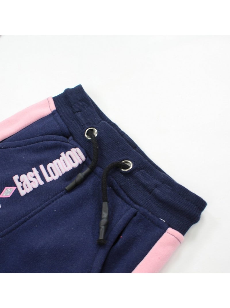 Lee Cooper - Ensemble Sweat à capuche et pantalon de Jogging bébé Lee Cooper Bleu marine - Kiabi