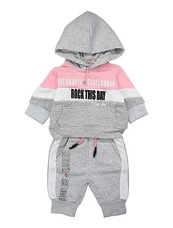 Lee Cooper - Ensemble Sweat à capuche et pantalon de Jogging bébé Lee Cooper