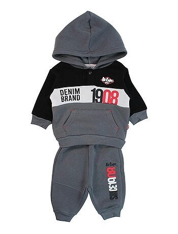 Lee Cooper - Ensemble Sweat à capuche et pantalon de Jogging bébé Lee Cooper