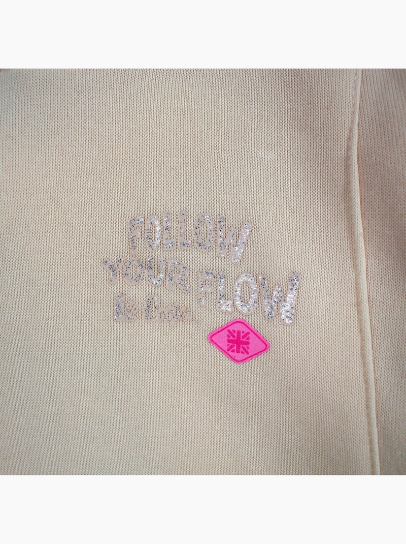 Lee cooper - ensemble sweat à capuche et pantalon de jogging Beige - Kiabi