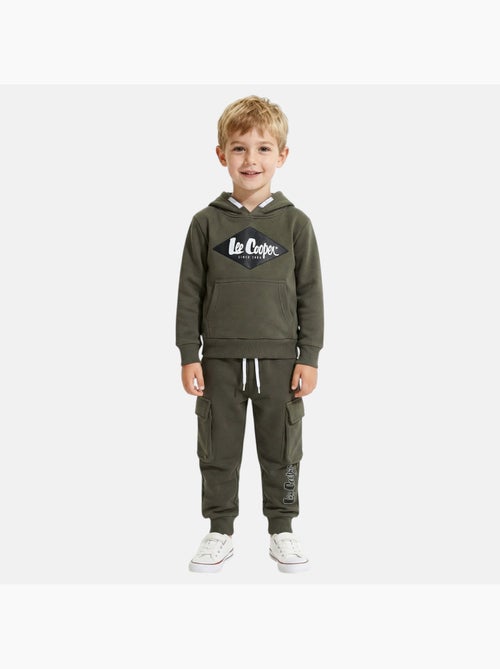 Lee cooper - ensemble sweat à capuche et pantalon de jogging cargo - Kiabi Lee cooper - ensemble sweat à capuche et pantalon de jogging cargo - Kiabi
