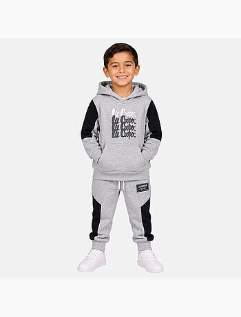 Lee cooper - ensemble sweat à capuche et pantalon de jogging cargo, poche kangourou