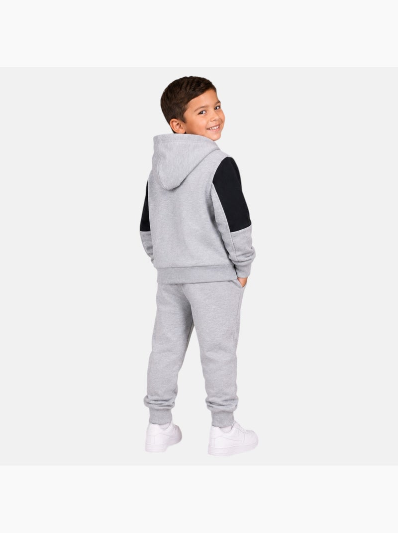 Lee cooper - ensemble sweat à capuche et pantalon de jogging cargo, poche kangourou Gris - Kiabi
