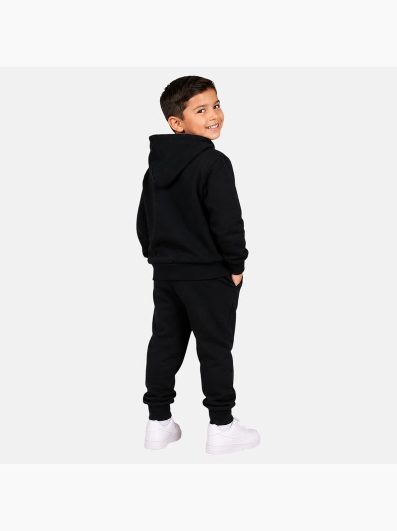 Lee cooper - ensemble sweat à capuche et pantalon de jogging cargo, poche kangourou Noir - Kiabi