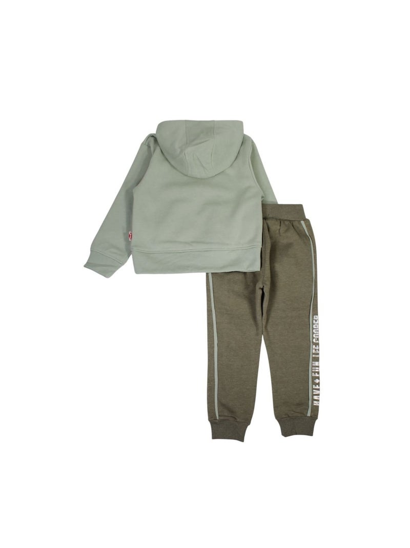 Lee Cooper - Ensemble Sweat à capuche et pantalon de jogging fille Gris - Kiabi