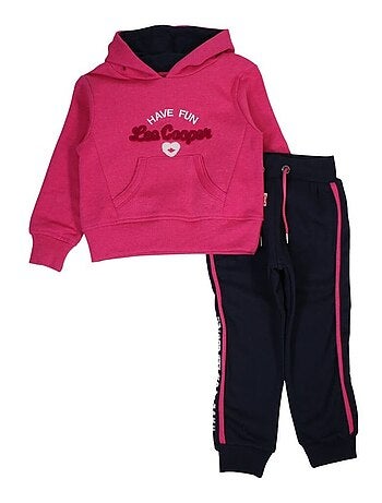 Lee Cooper - Ensemble Sweat à capuche et pantalon de jogging fille Lee Cooper