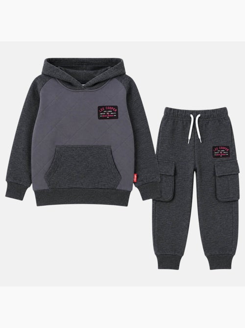 Lee cooper - ensemble sweat à capuche et pantalon de jogging - Kiabi Lee cooper - ensemble sweat à capuche et pantalon de jogging - Kiabi