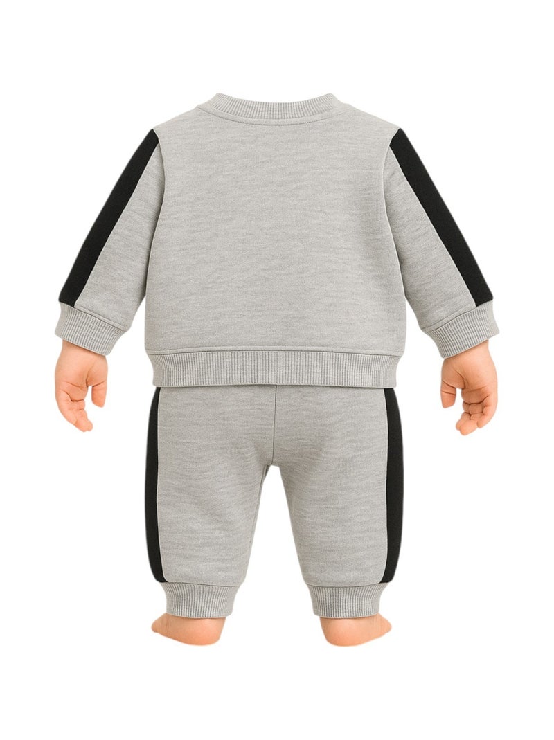 Lee cooper - ensemble sweat à capuche et pantalon de jogging imprimés Gris - Kiabi