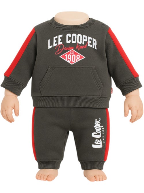 Lee cooper - ensemble sweat à capuche et pantalon de jogging imprimés - Kiabi Lee cooper - ensemble sweat à capuche et pantalon de jogging imprimés - Kiabi