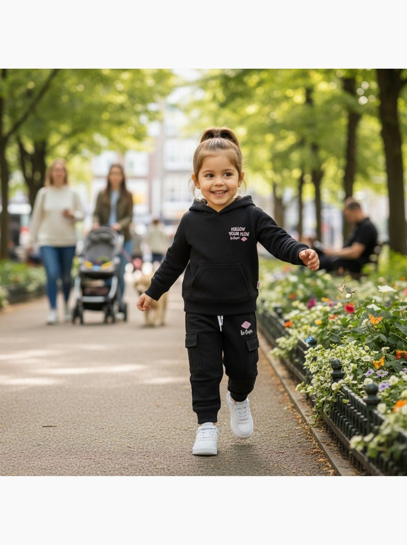 Lee cooper - ensemble sweat à capuche et pantalon de jogging Noir - Kiabi