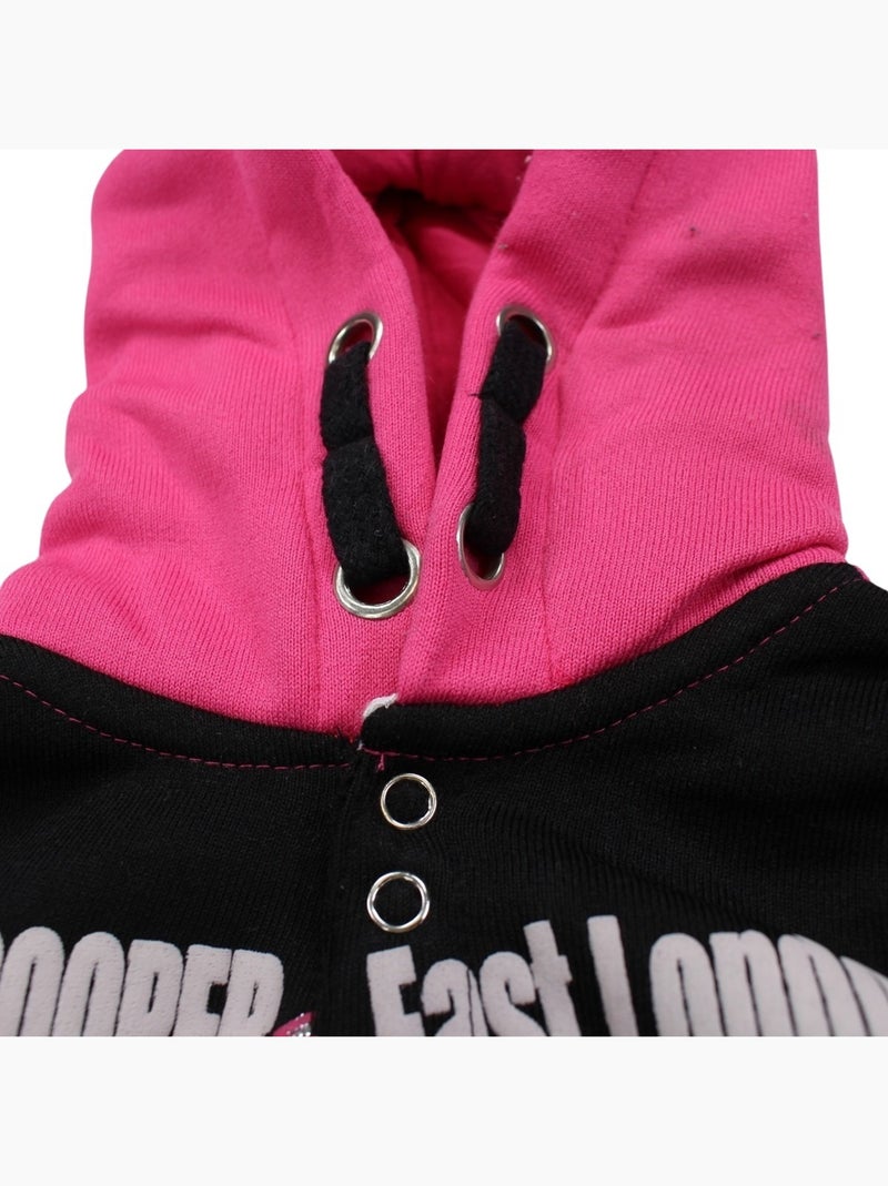 Lee cooper - ensemble sweat à capuche et pantalon de jogging, poche kangourou Rose fushia - Kiabi