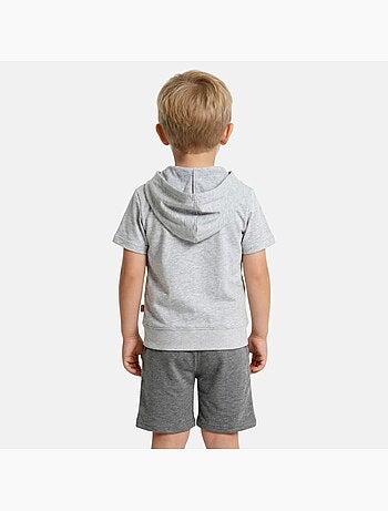 Lee Cooper - Ensemble sweat à capuche manches courtes et short garçon