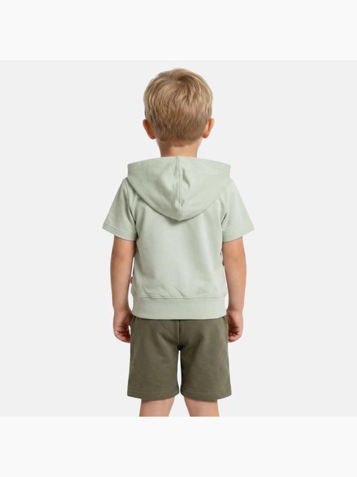 Lee Cooper - Ensemble sweat à capuche manches courtes et short garçon - Kiabi Lee Cooper - Ensemble sweat à capuche manches courtes et short garçon - Kiabi