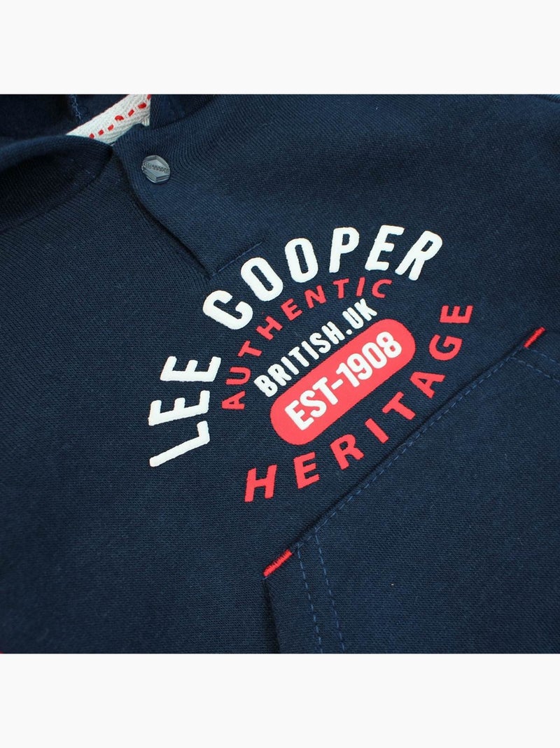 Lee Cooper - Ensemble sweat capuche et pantalon jogging bébé Bleu marine - Kiabi