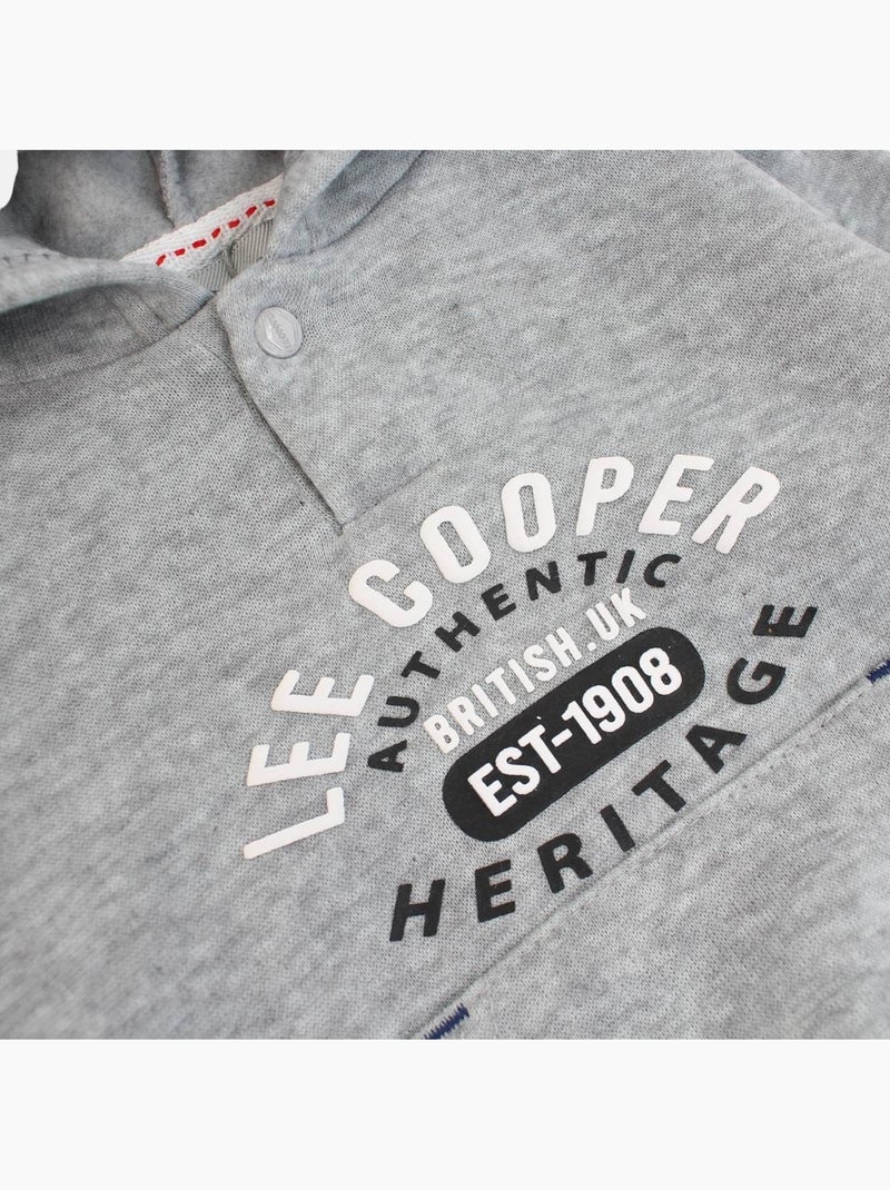 Lee Cooper - Ensemble sweat capuche et pantalon jogging bébé Gris - Kiabi