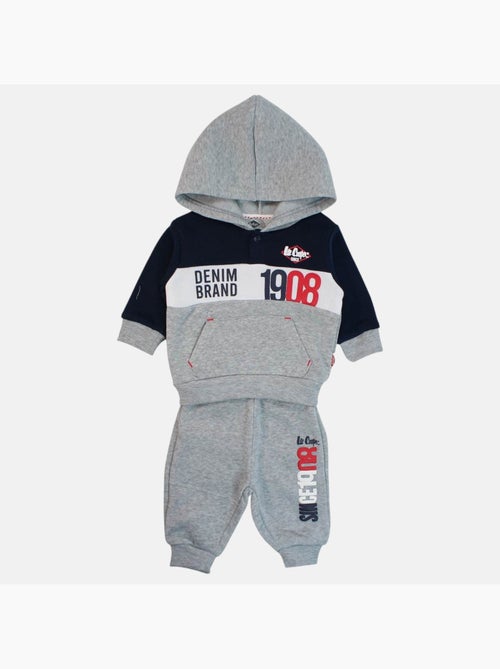 Lee Cooper - Ensemble sweat capuche et pantalon jogging bébé - Kiabi