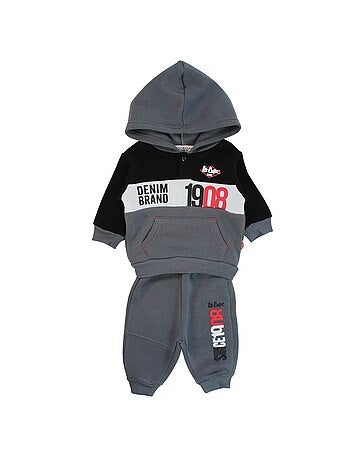 Lee Cooper - Ensemble sweat capuche et pantalon jogging bébé