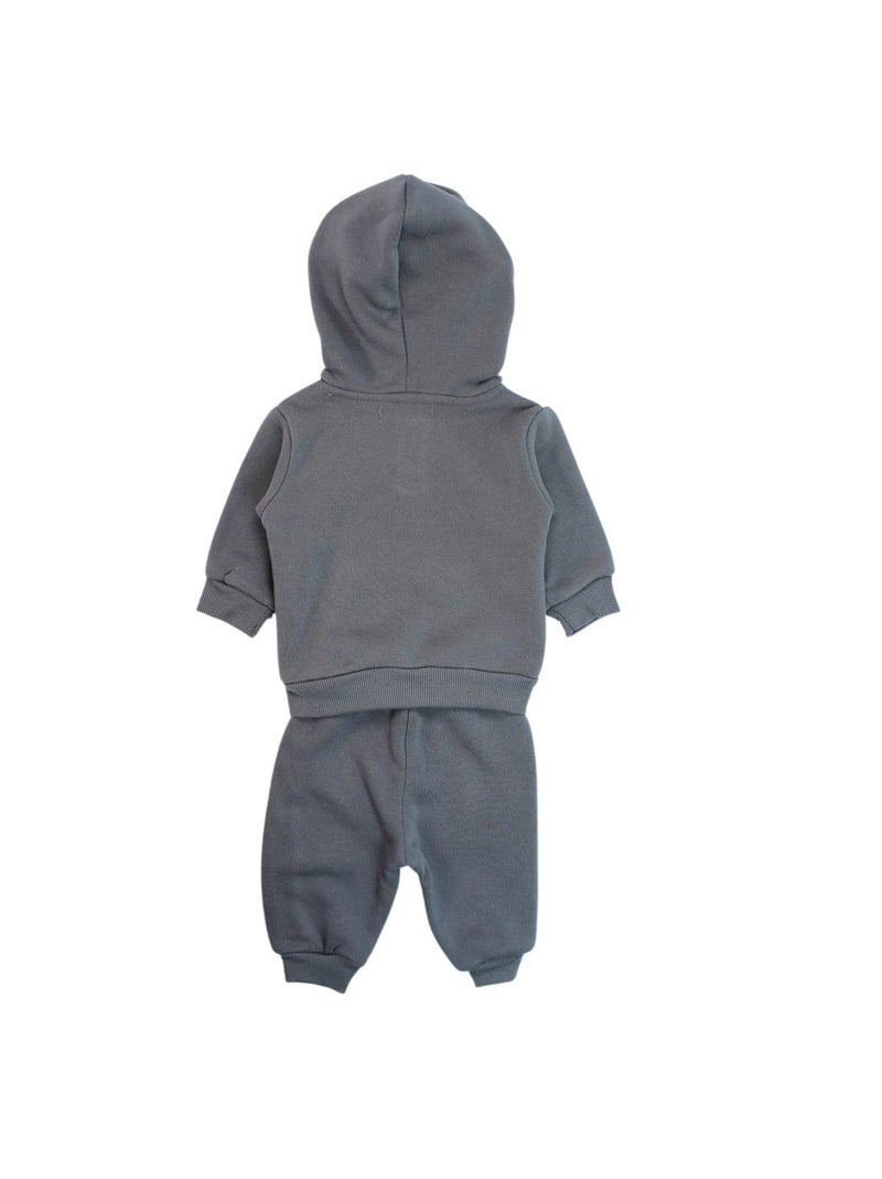 Lee Cooper - Ensemble sweat capuche et pantalon jogging bébé Kaki - Kiabi