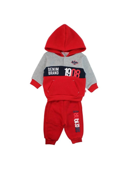 Lee Cooper - Ensemble sweat capuche et pantalon jogging bébé - Kiabi