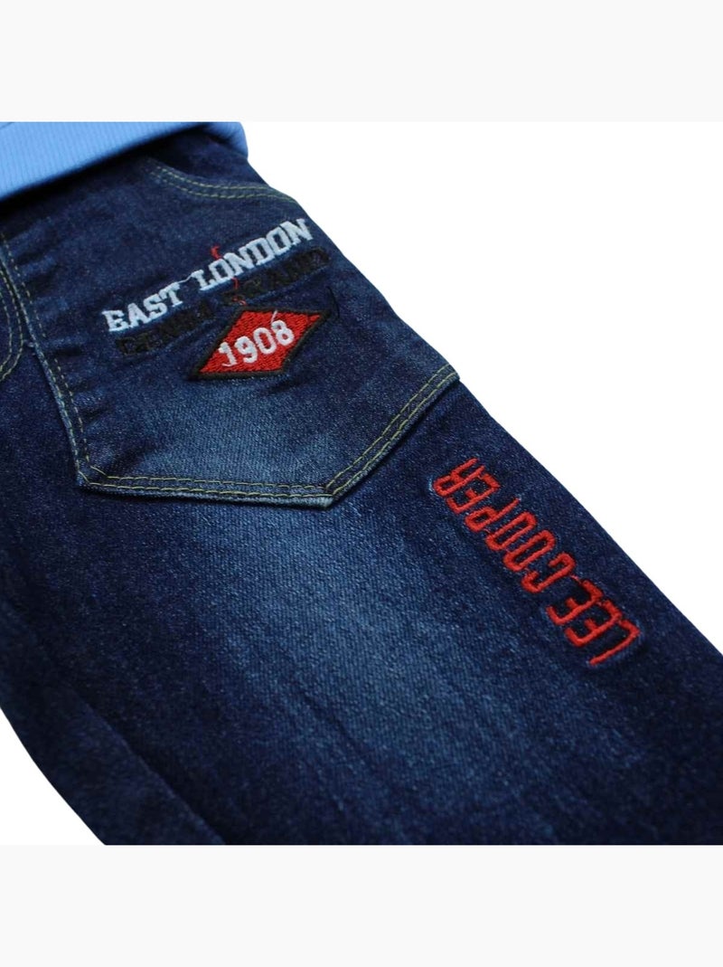 Lee Cooper - Ensemble Sweat et Pantalon bébé Lee Cooper Bleu marine - Kiabi