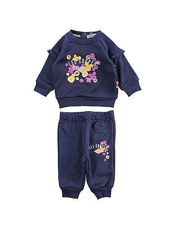 Lee Cooper - Ensemble Sweat et pantalon de Jogging bébé fille .