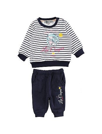 Lee Cooper - Ensemble Sweat et pantalon de Jogging bébé fille