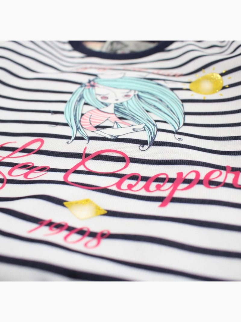 Lee Cooper - Ensemble Sweat et pantalon de Jogging bébé fille Bleu marine - Kiabi