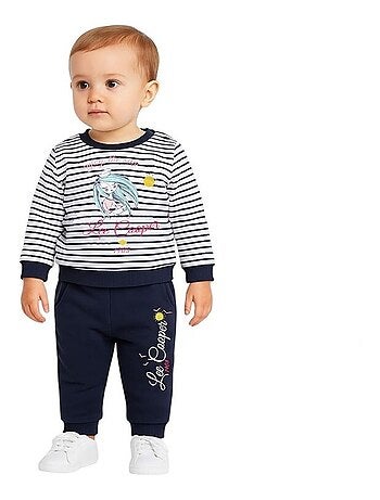 Lee Cooper - Ensemble Sweat et pantalon de Jogging bébé fille Lee Cooper
