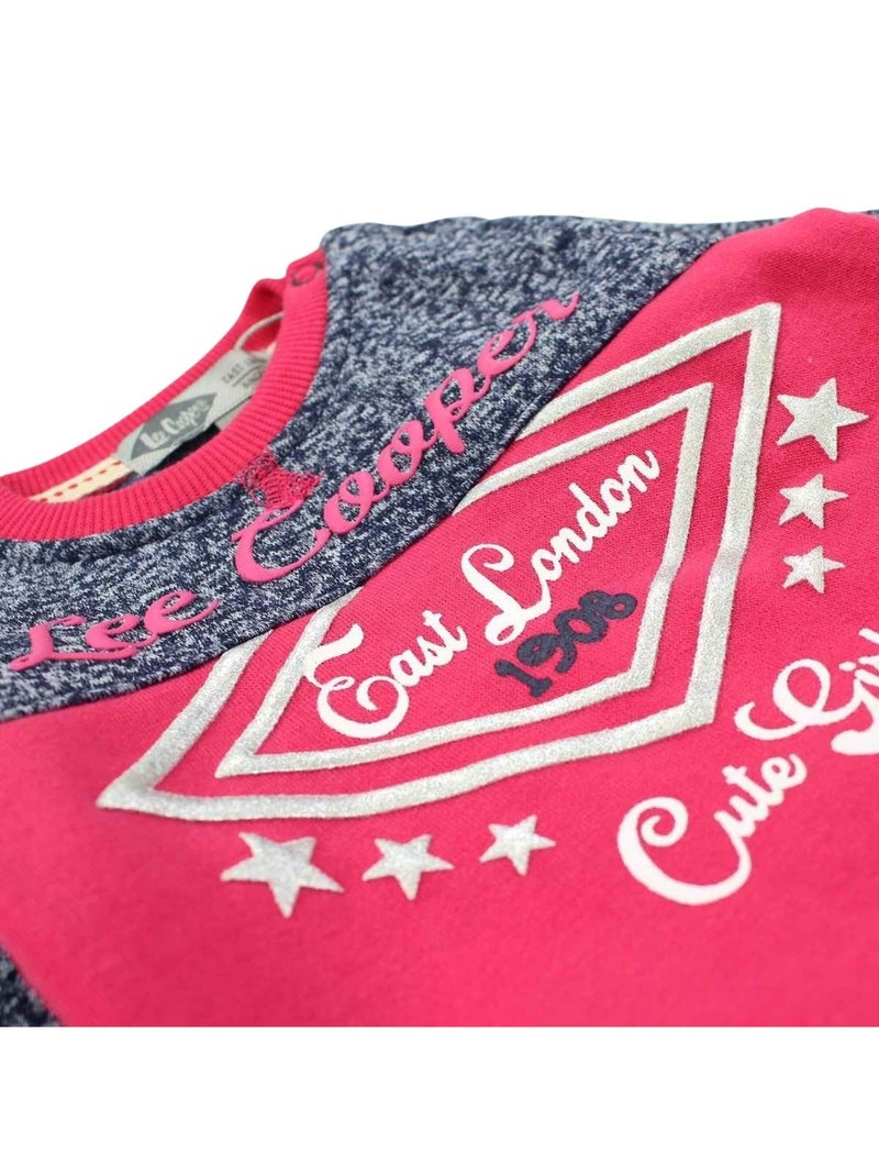 Lee Cooper - Ensemble Sweat et pantalon de Jogging bébé fille Lee Cooper Gris - Kiabi