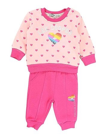 Lee Cooper - Ensemble Sweat et pantalon de Jogging bébé fille Lee Cooper
