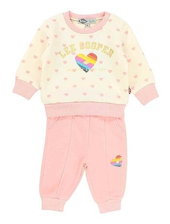 Lee Cooper - Ensemble Sweat et pantalon de Jogging bébé fille Lee Cooper
