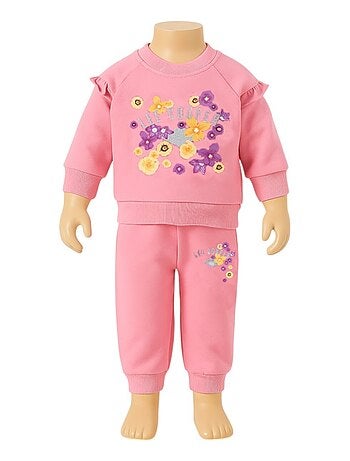 Lee Cooper - Ensemble Sweat et pantalon de Jogging bébé fille Lee Cooper