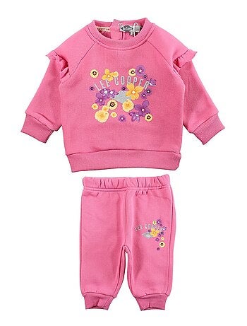 Lee Cooper - Ensemble Sweat et pantalon de Jogging bébé fille Lee Cooper