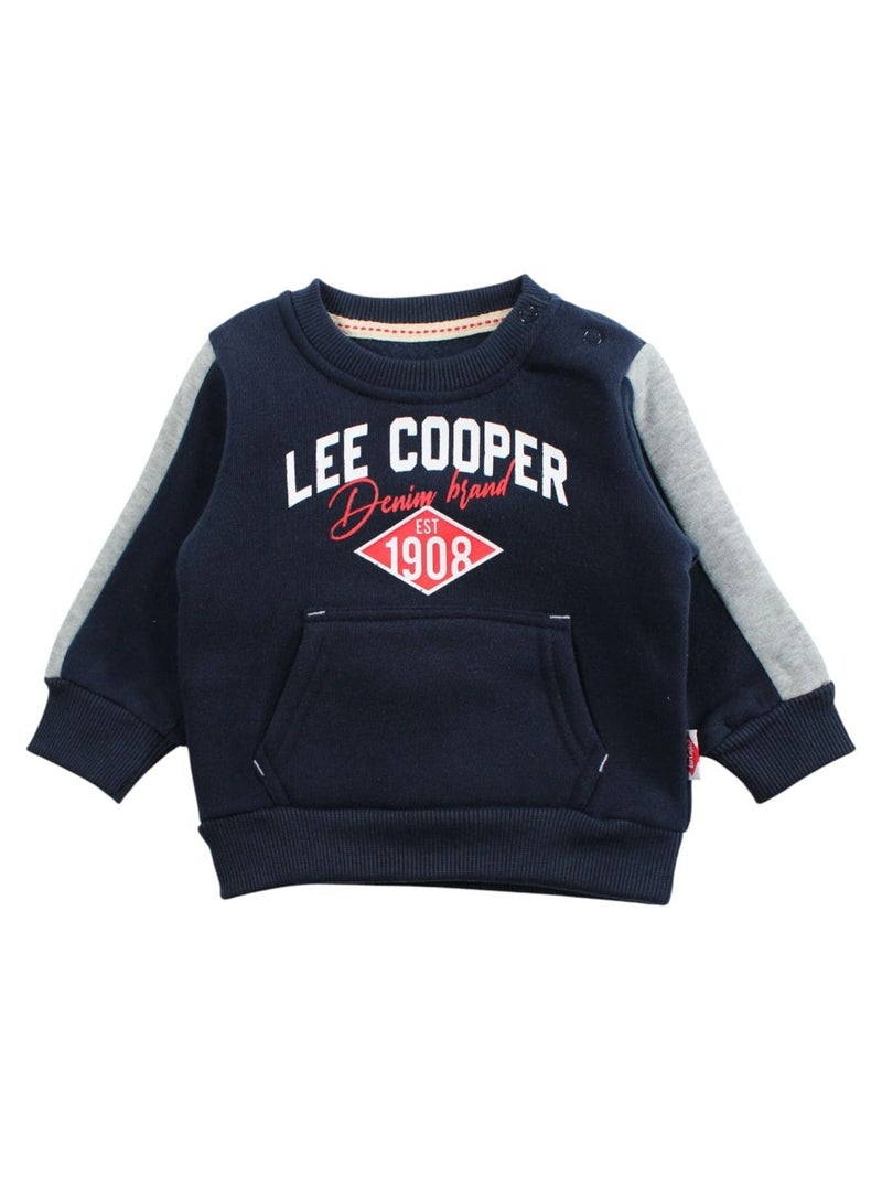 Lee Cooper - Ensemble Sweat et pantalon de Jogging bébé garçon Bleu marine - Kiabi